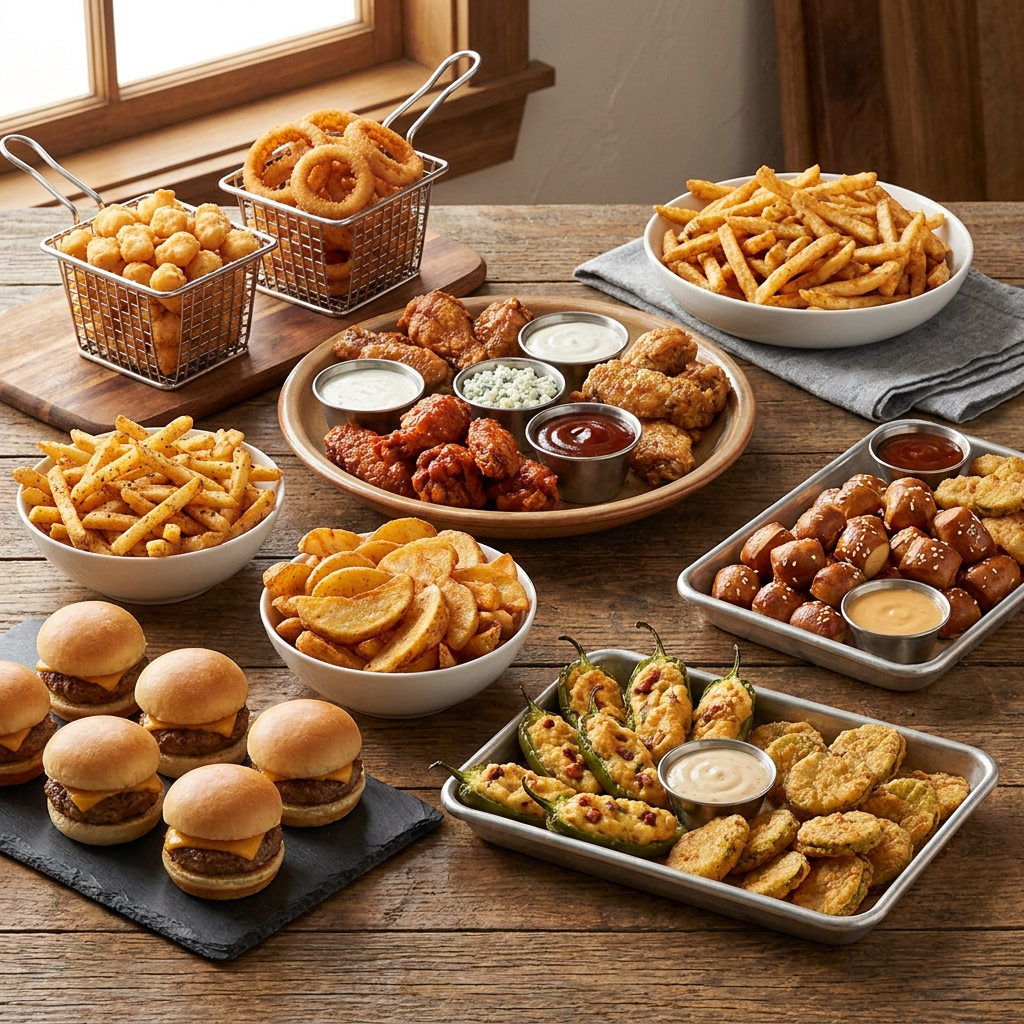 Appetizers and fried snacks